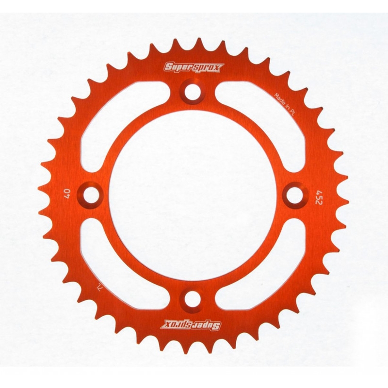 Aluminium-Ketten Rad SUPERSPROX orange 41T, 415