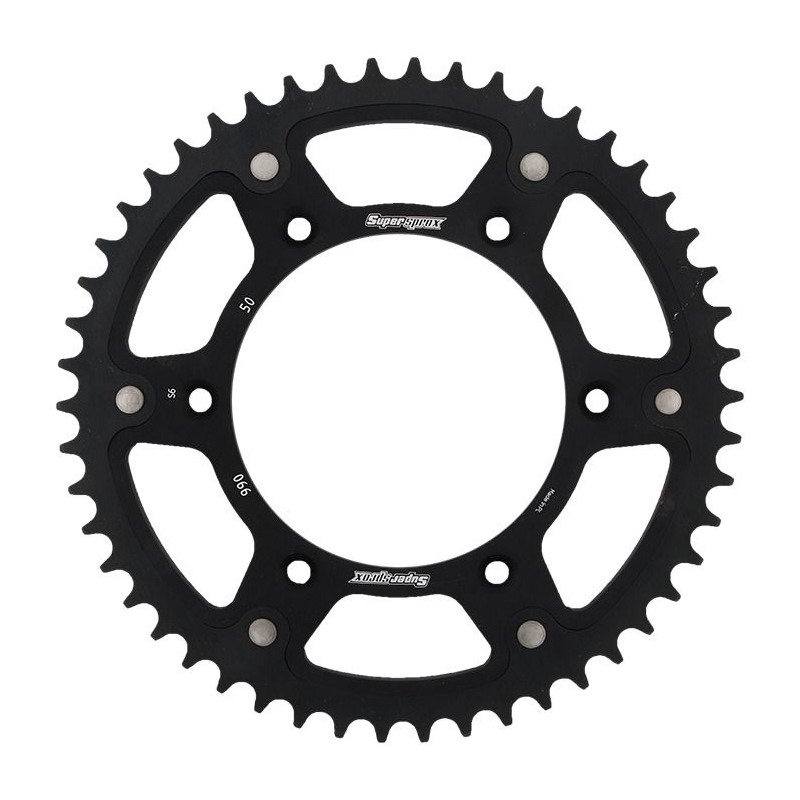 Kettenrad SUPERSPROX STEALTH schwarz 50T, 520