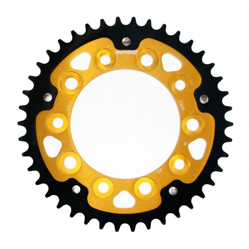 Kettenrad SUPERSPROX STEALTH gold 42T, 525