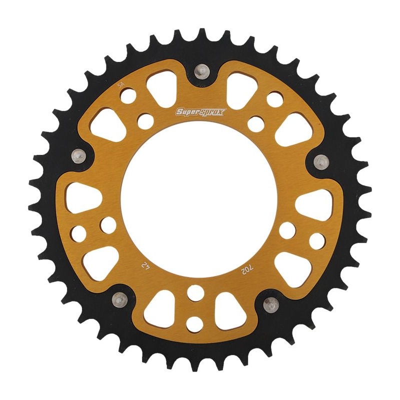 Kettenrad SUPERSPROX STEALTH gold 42T, 525