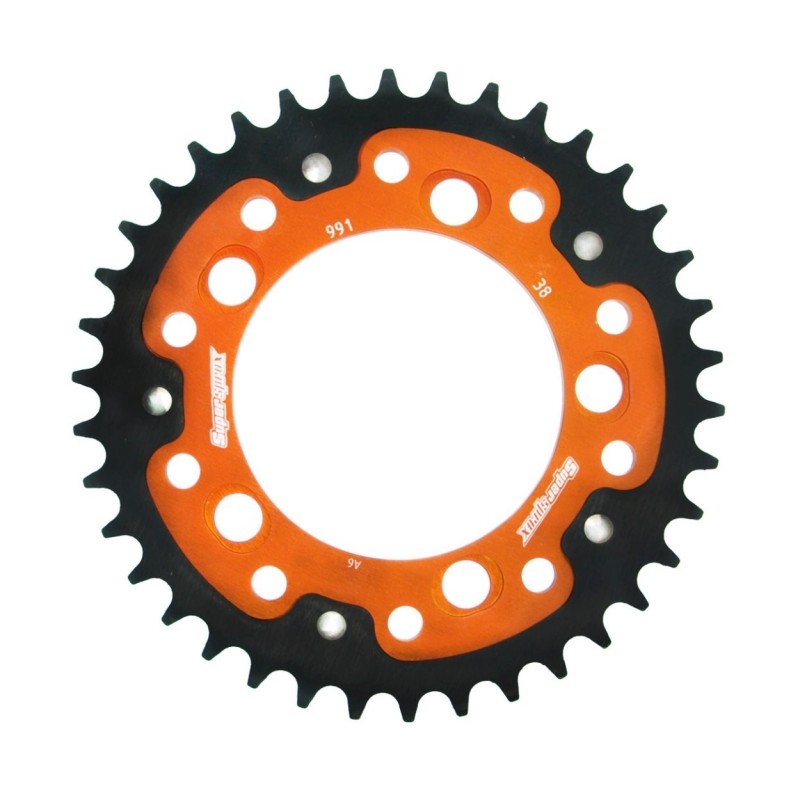 Kettenrad SUPERSPROX STEALTH orange 38T, 525