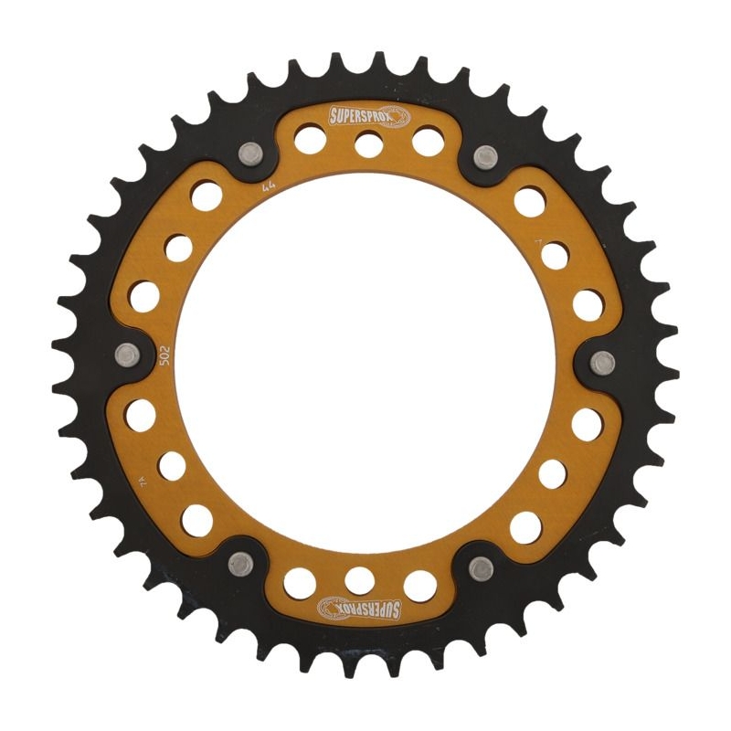 Kettenrad SUPERSPROX STEALTH gold 44T, 530