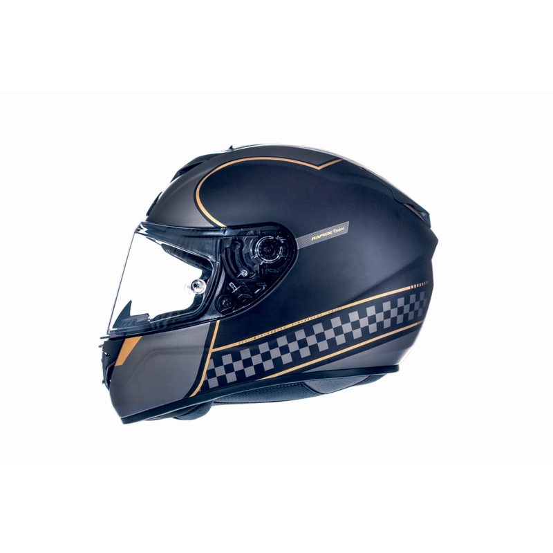 MT Rapide Revival Integral Motorradhelm schwarz matt