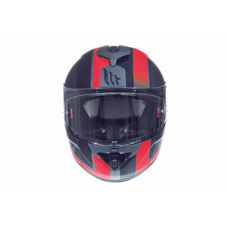 MT Rapide Overtake Integral Motorradhelm schwarz matt-rot