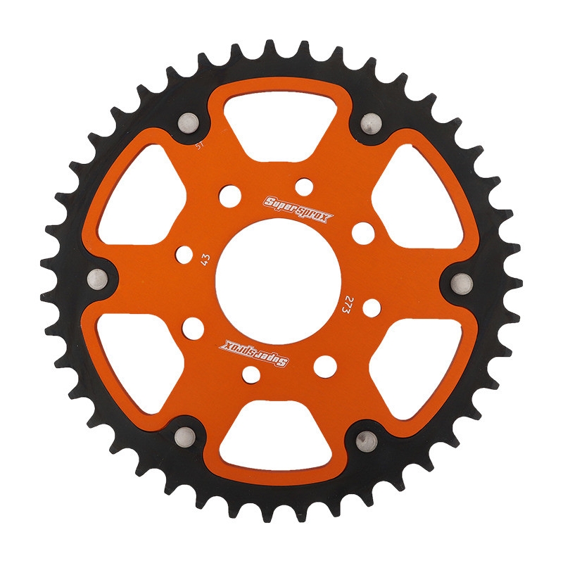 Ketten Rad SUPERSPROX STEALTH orange 43T, 520