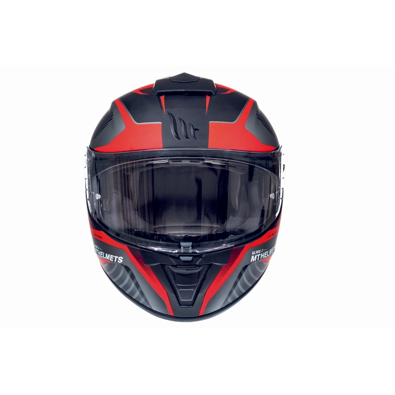 MT Blade 2 SV Blaster Integral Motorradhelm schwarz matt-rot