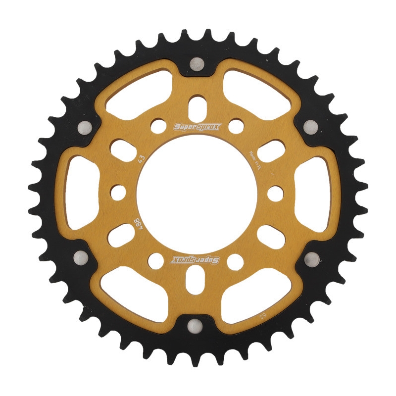 Ketten Rad SUPERSPROX STEALTH gold 43T, 530