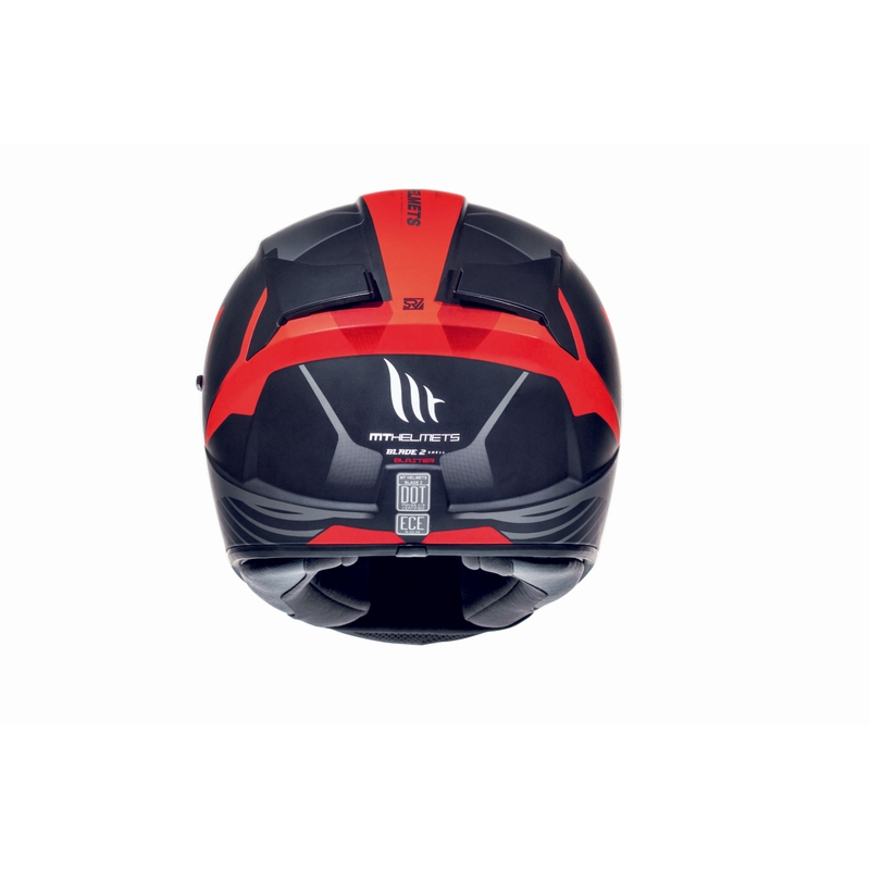 MT Blade 2 SV Blaster Integral Motorradhelm schwarz matt-rot