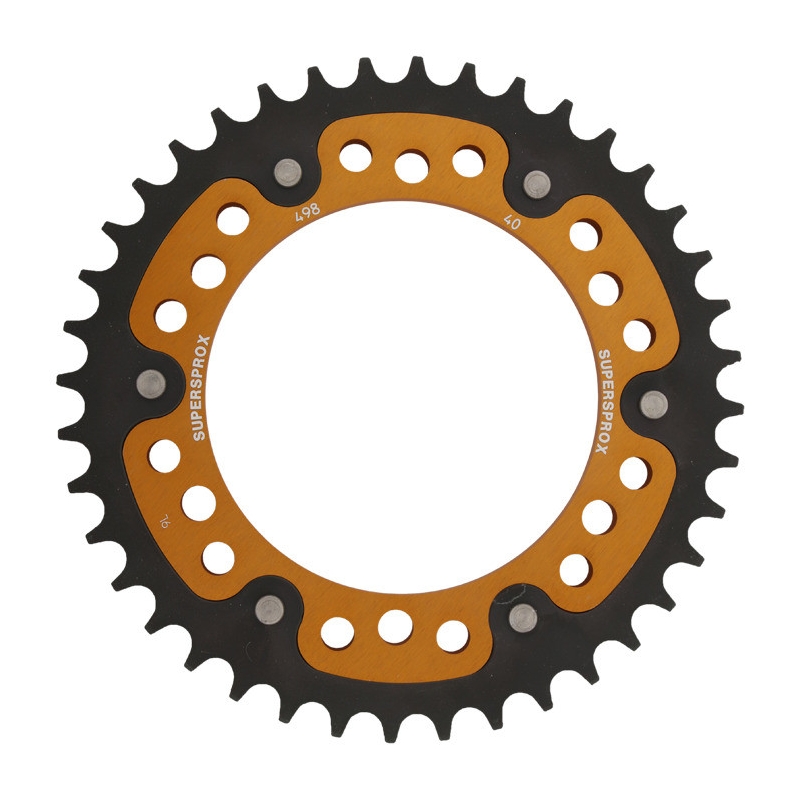 Ketten Rad SUPERSPROX STEALTH gold 40T, 525