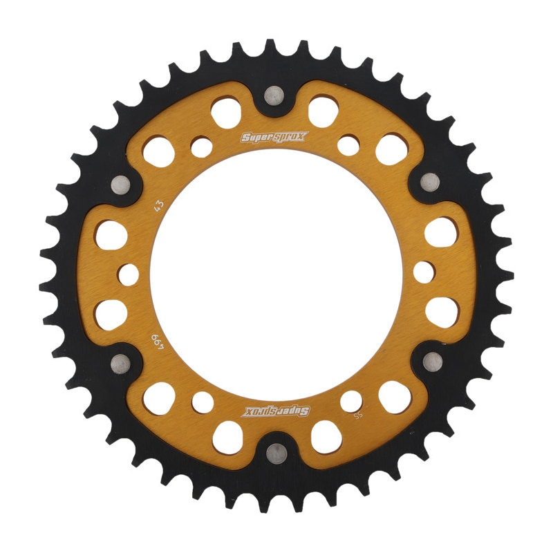 Ketten Rad SUPERSPROX STEALTH gold 43T, 530