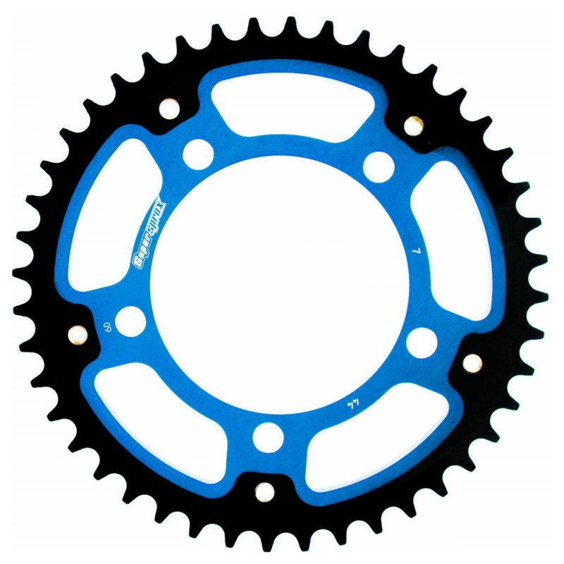 Ketten Rad SUPERSPROX STEALTH blau 44T, 525