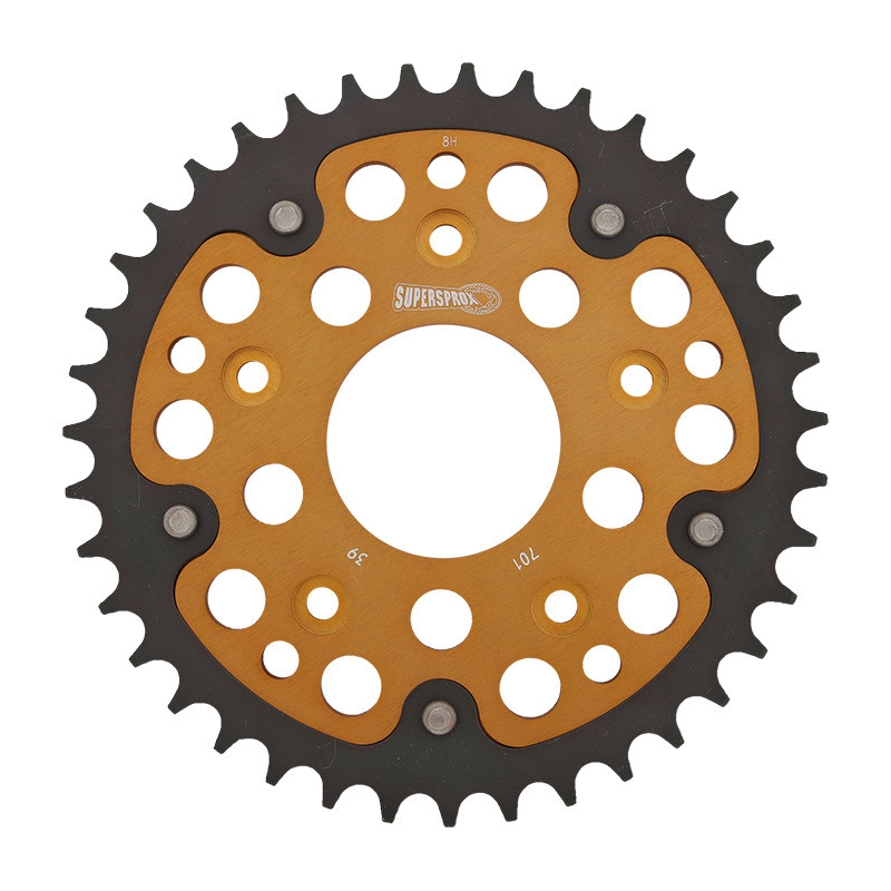 Ketten Rad SUPERSPROX STEALTH gold 39T, 520