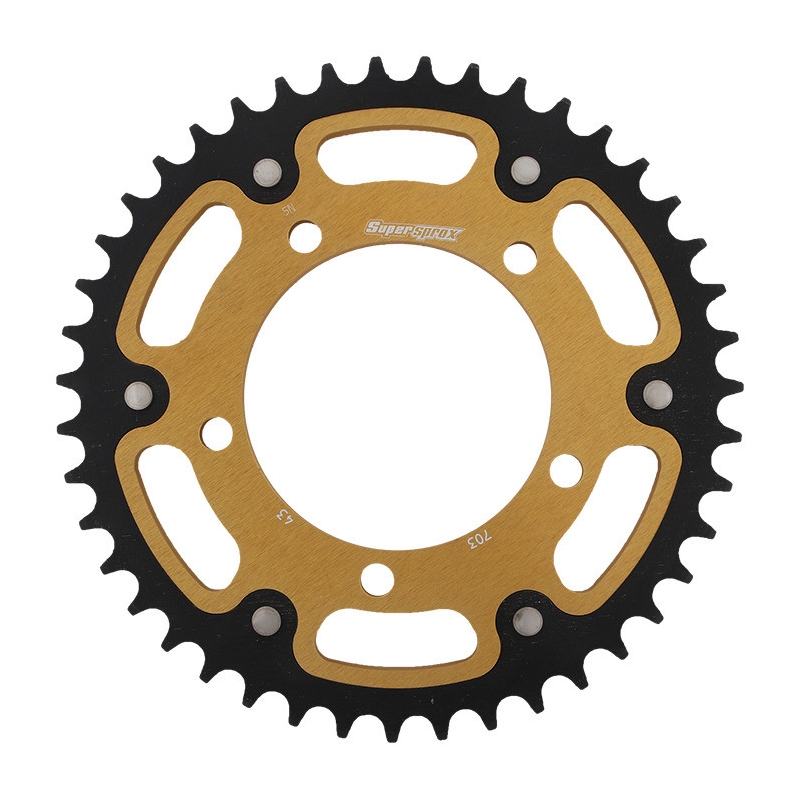 Ketten Rad SUPERSPROX STEALTH gold 43T, 520