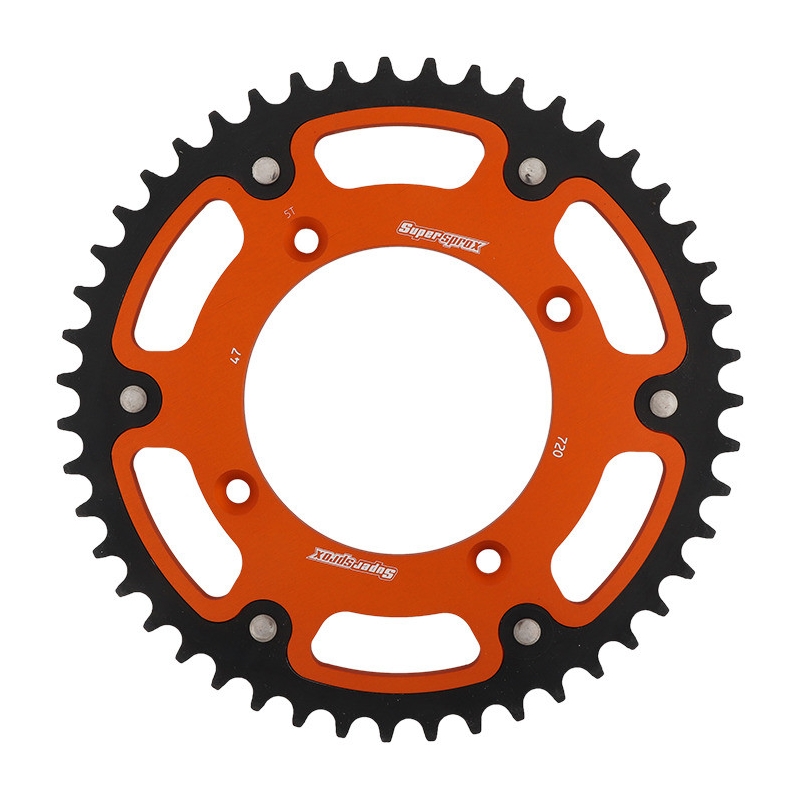 Ketten Rad SUPERSPROX STEALTH orange 47T, 520