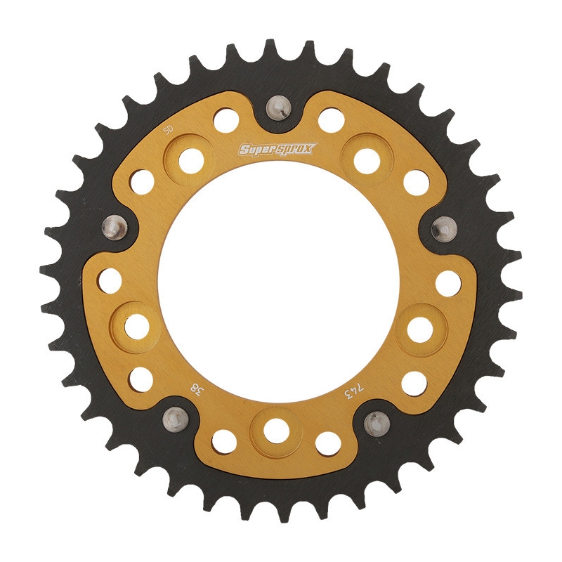 Ketten Rad SUPERSPROX STEALTH gold 38T, 520
