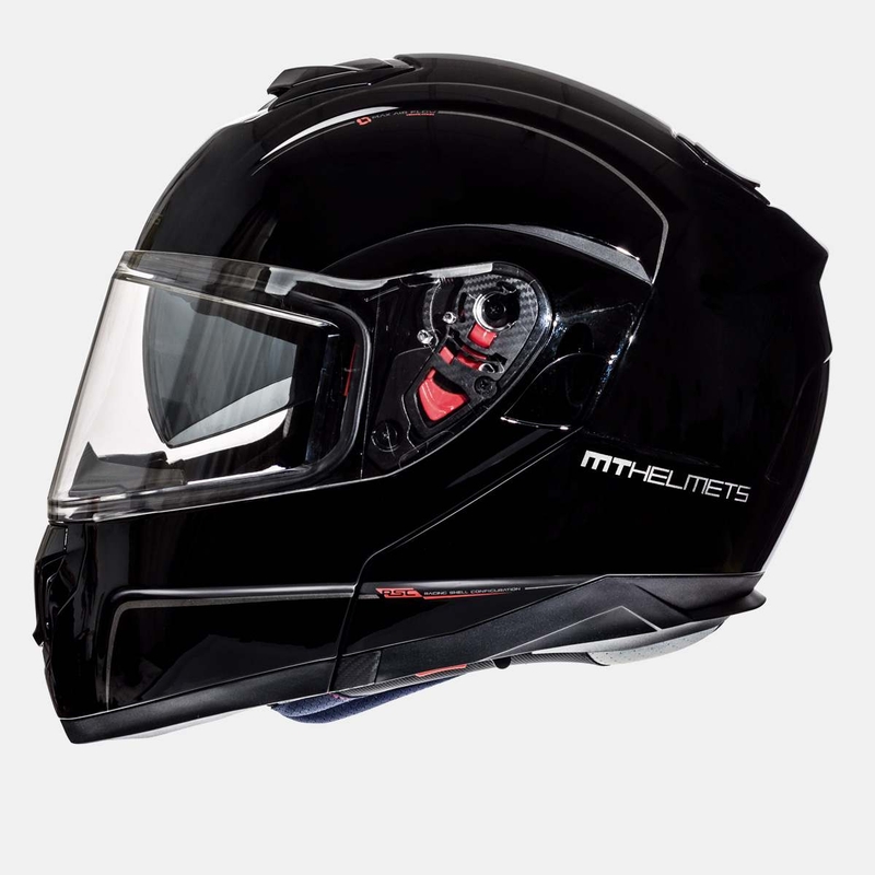 MT Atom Motorradhelm schwarz Ausverkauf