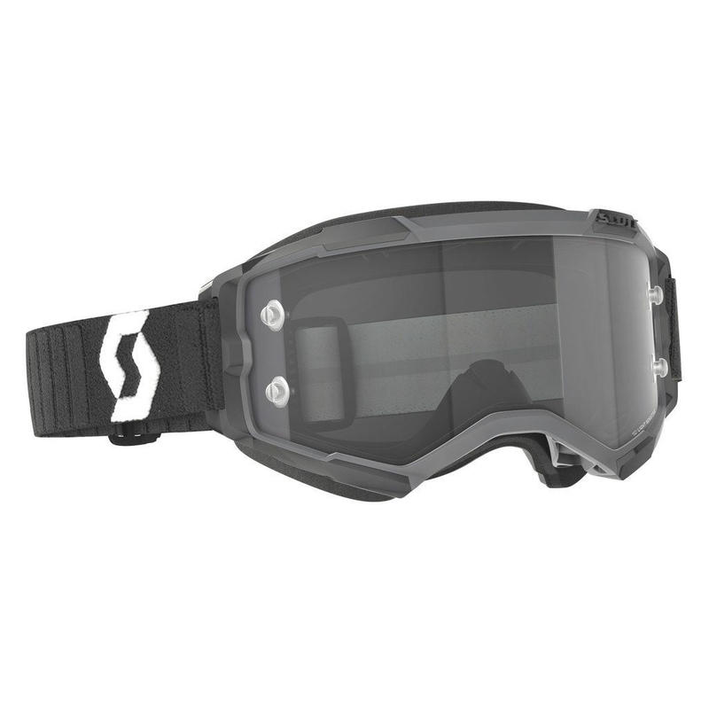 Motocross-Schutzbrille SCOTT Fury LS schwarz-grau