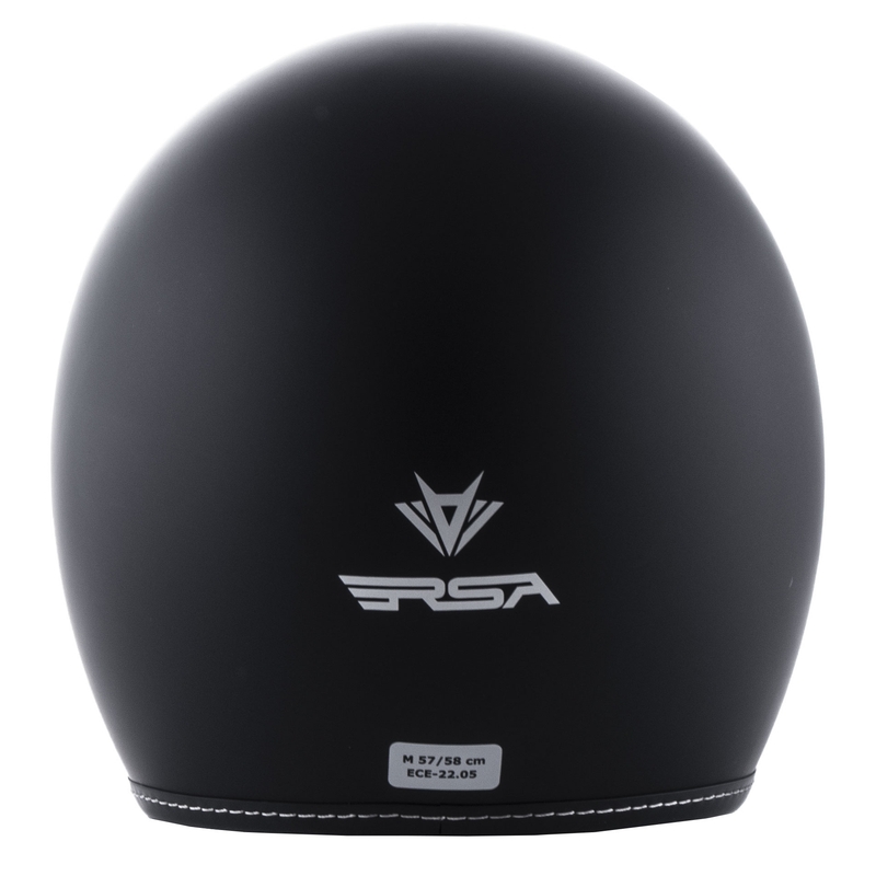 Offener Motorradhelm RSA Shadow schwarz matt - Klasse II