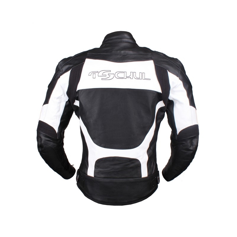 Motorradjacke Tschul 841 schwarz-weiss - II. Qualität