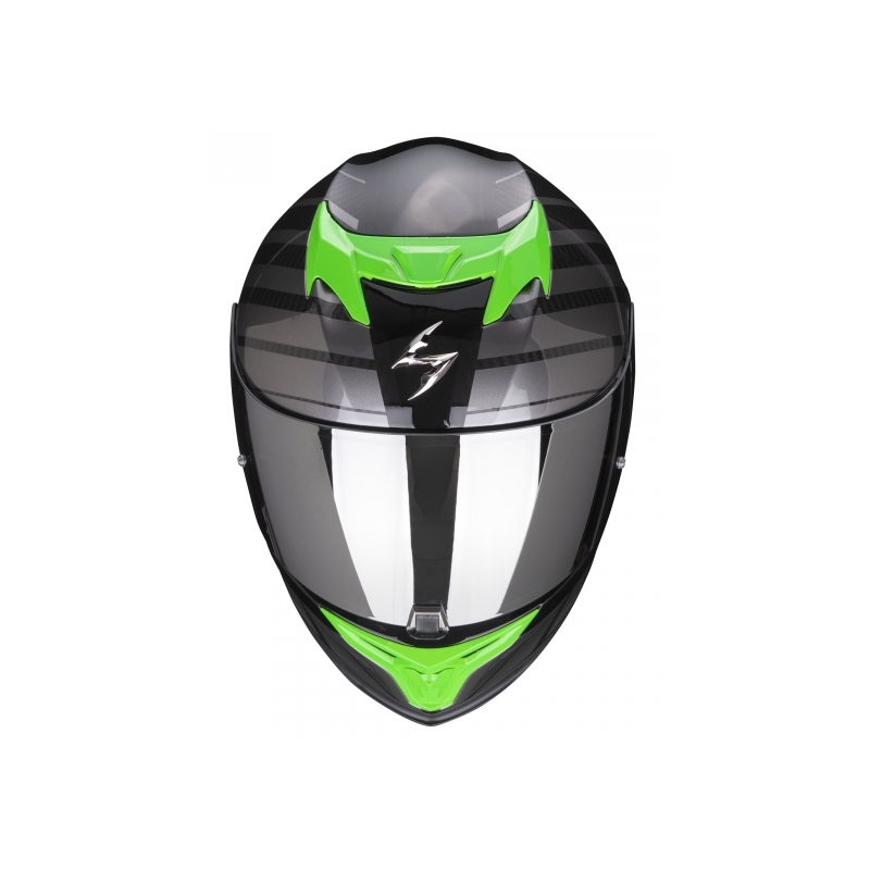 Integralhelm Scorpion EXO-520 AIR Shade schwarz-grau-grün - II.