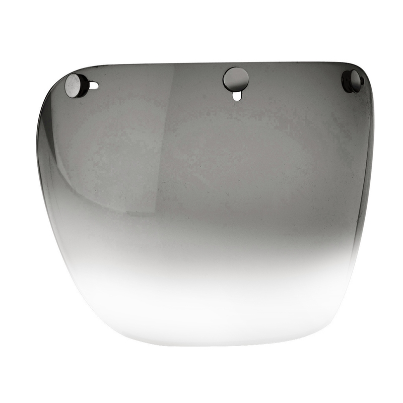 Transparentes Plexiglasschild mit Sonnenblende für Cassida Oxygen Helm