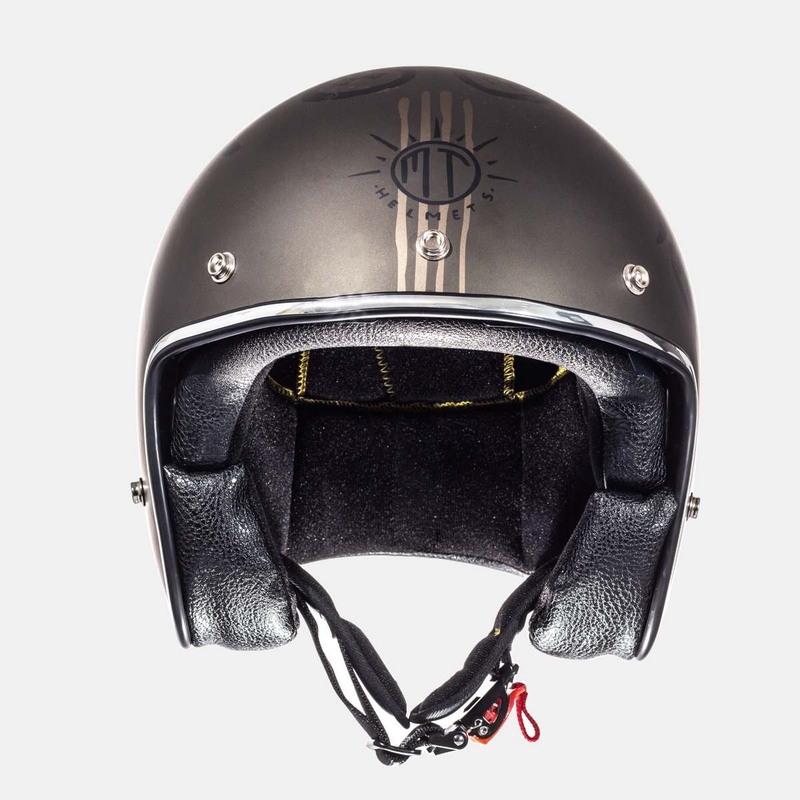 MT LeMans SV Outlander offener Motorradhelm braun matt Ausverkauf