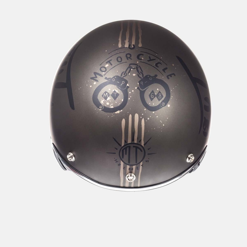 MT LeMans SV Outlander offener Motorradhelm braun matt Ausverkauf