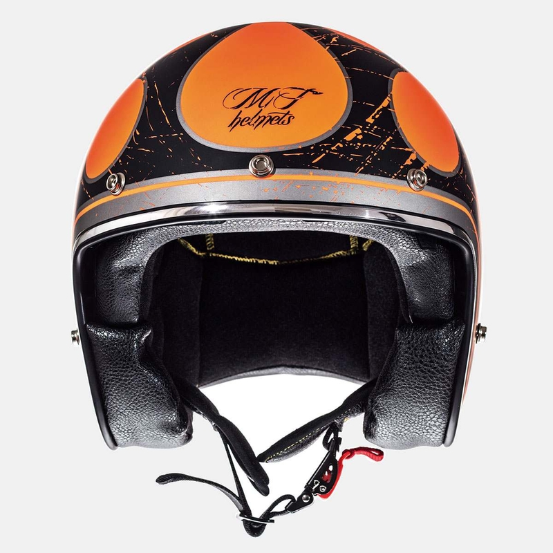 MT LeMans SV Flaming fluo orange offener Motorradhelm Ausverkauf