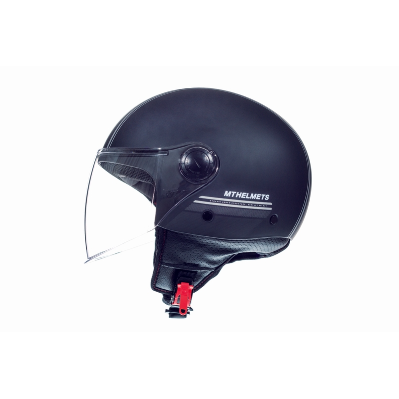 Open Motorradhelm MT Street Entire Black Matte Ausverkauf