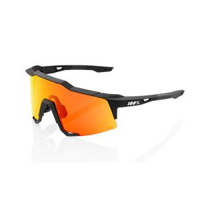 Sonnenbrille 100% SPEEDCRAFT Matte Black schwarz (HIPER rote Gläser)