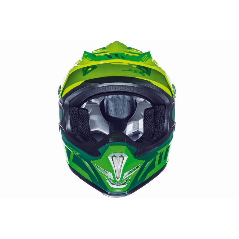 MT MX-2 Spec fluo grün-gelb Motocross-Helm für Kinder