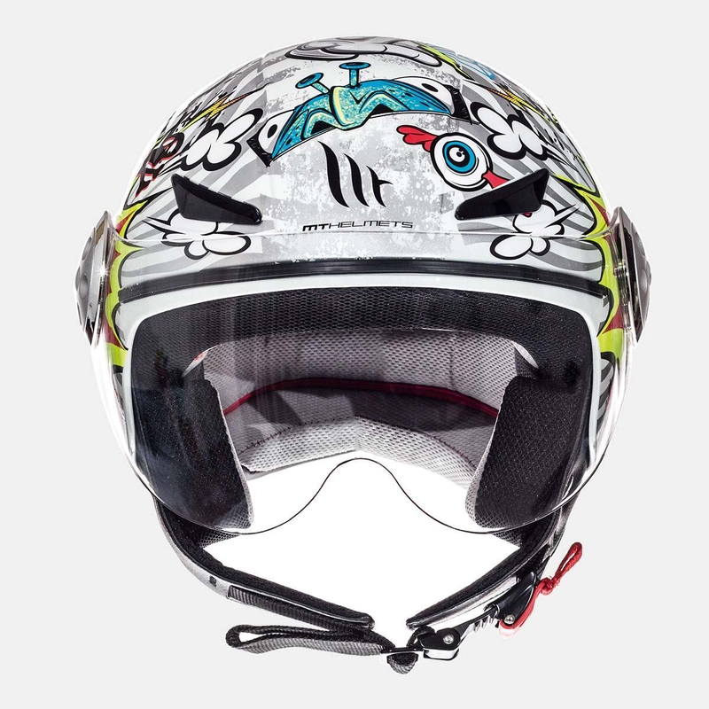 MT Urban Street Art Open Motorradhelm für Kinder