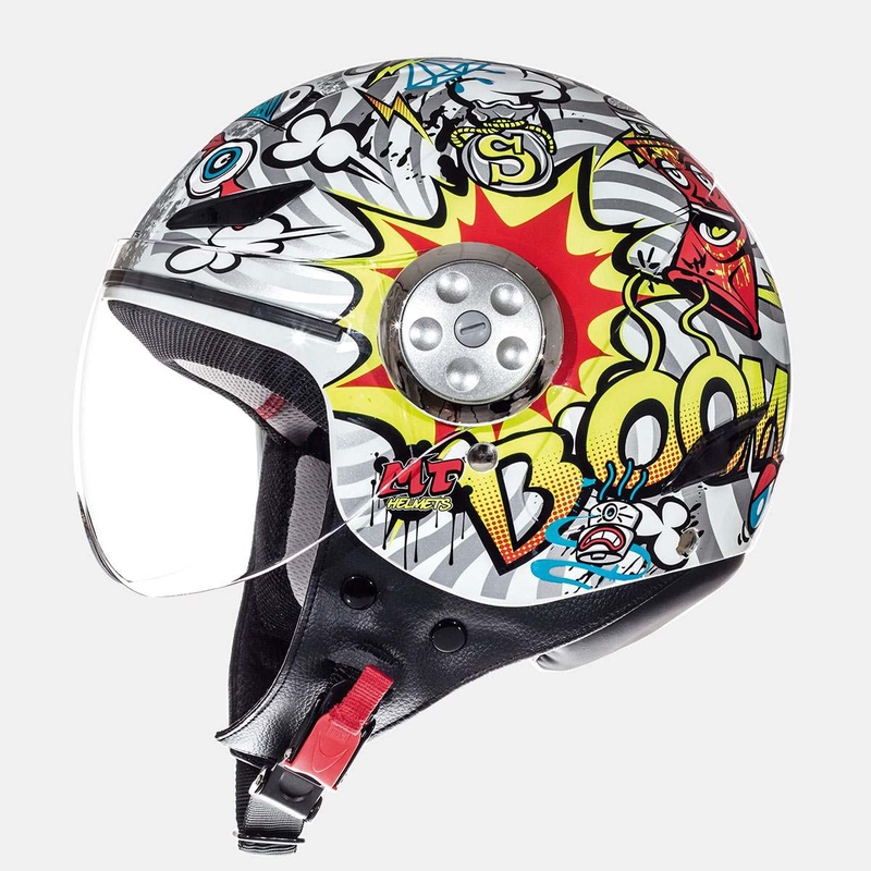 MT Urban Street Art Open Motorradhelm für Kinder