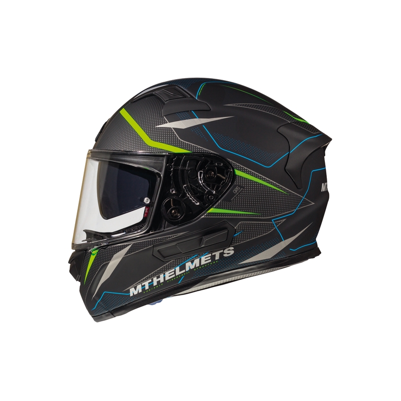 MT Kre Intrepid SV Integral Motorradhelm schwarz matt-fluo grün Ausverkauf