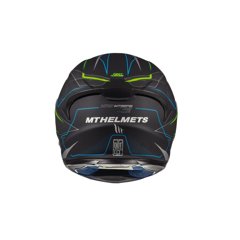 MT Kre Intrepid SV Integral Motorradhelm schwarz matt-fluo grün Ausverkauf