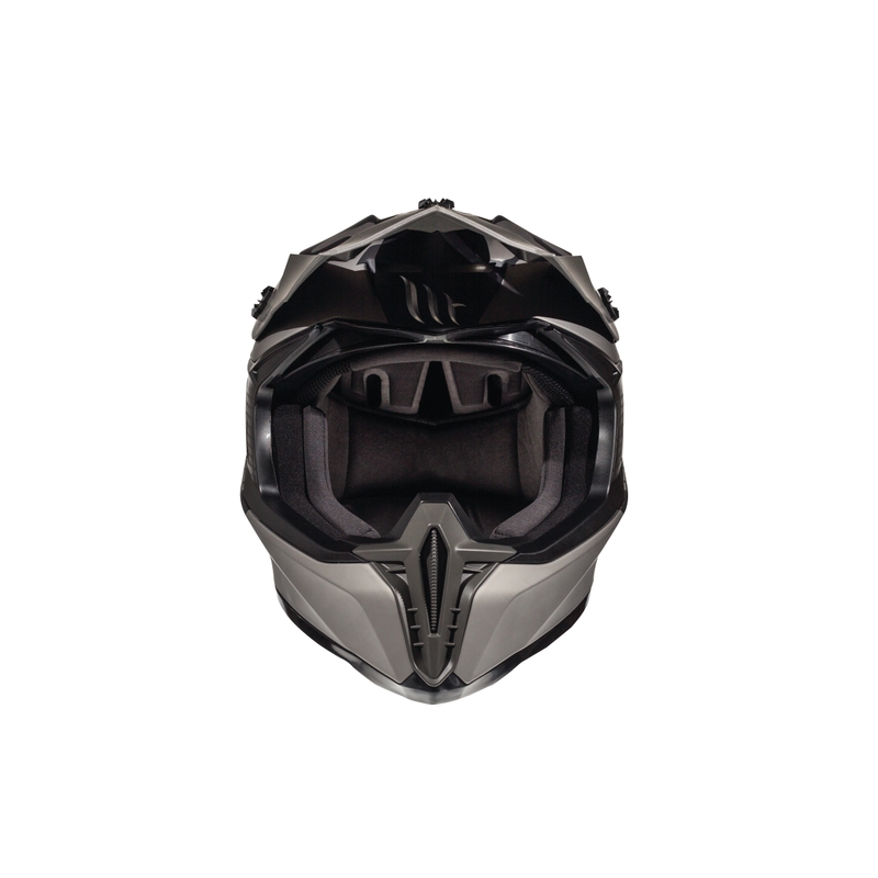 MT Falcon Karson Motocross Helm schwarz matt