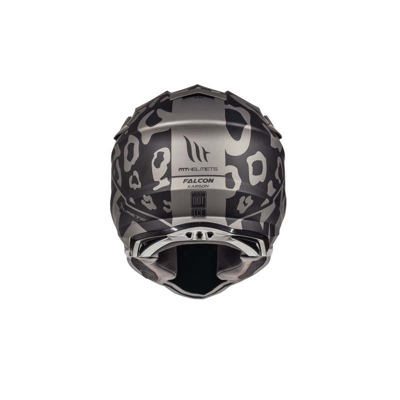 MT Falcon Karson Motocross Helm schwarz matt