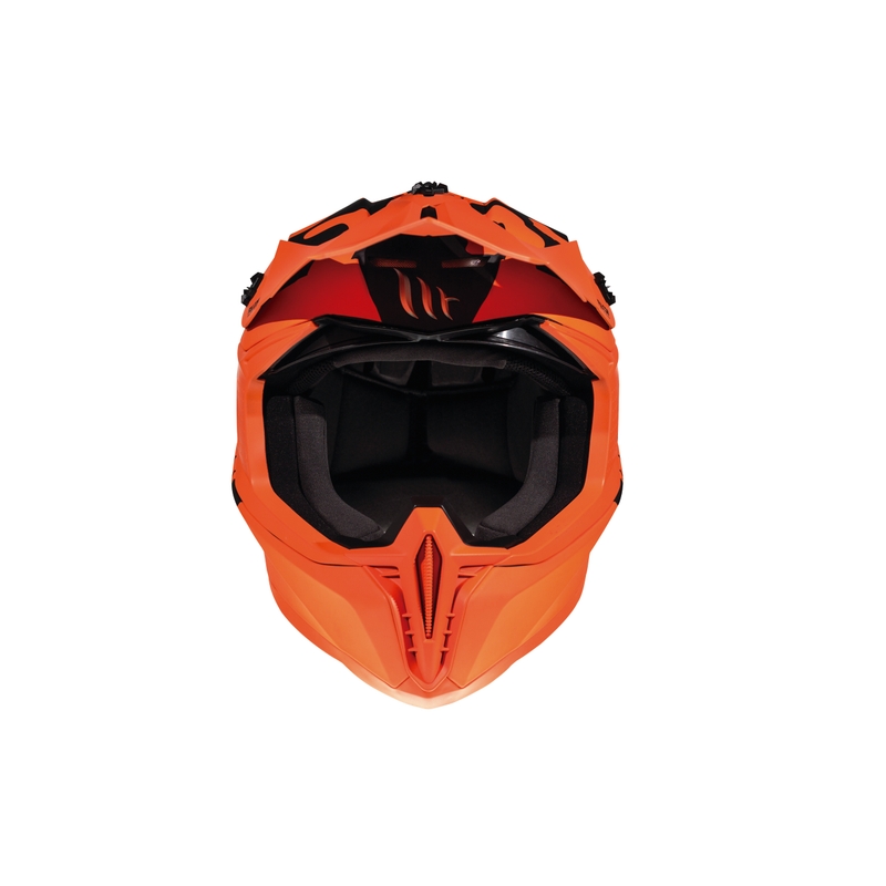Motocross Helm MT Falcon Karson fluo orange matt