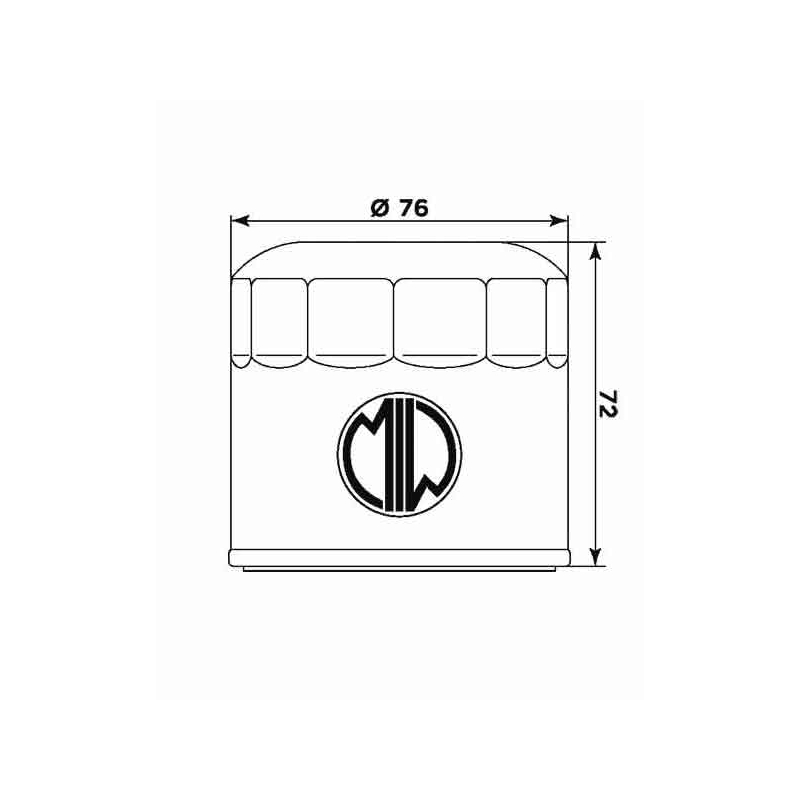 Ölfilter MIW (alt. HF153)