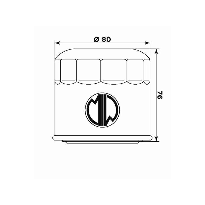 Ölfilter MIW (alt. HF134)