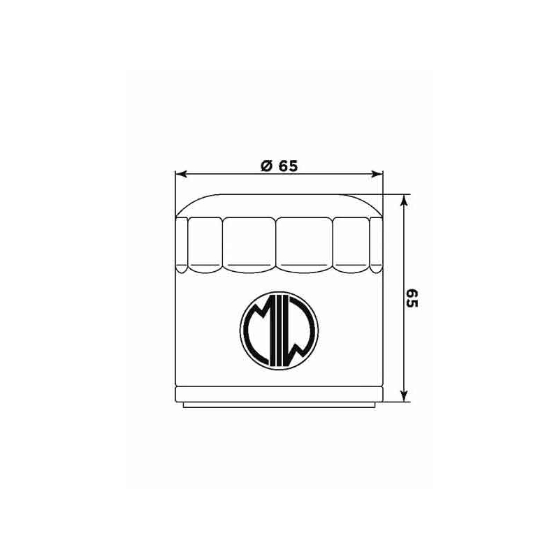 Ölfilter MIW (alt. HF554)