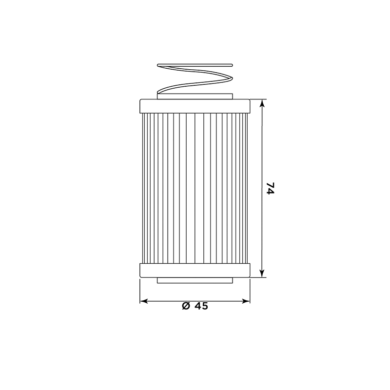 Ölfilter MIW (alt. HF567)