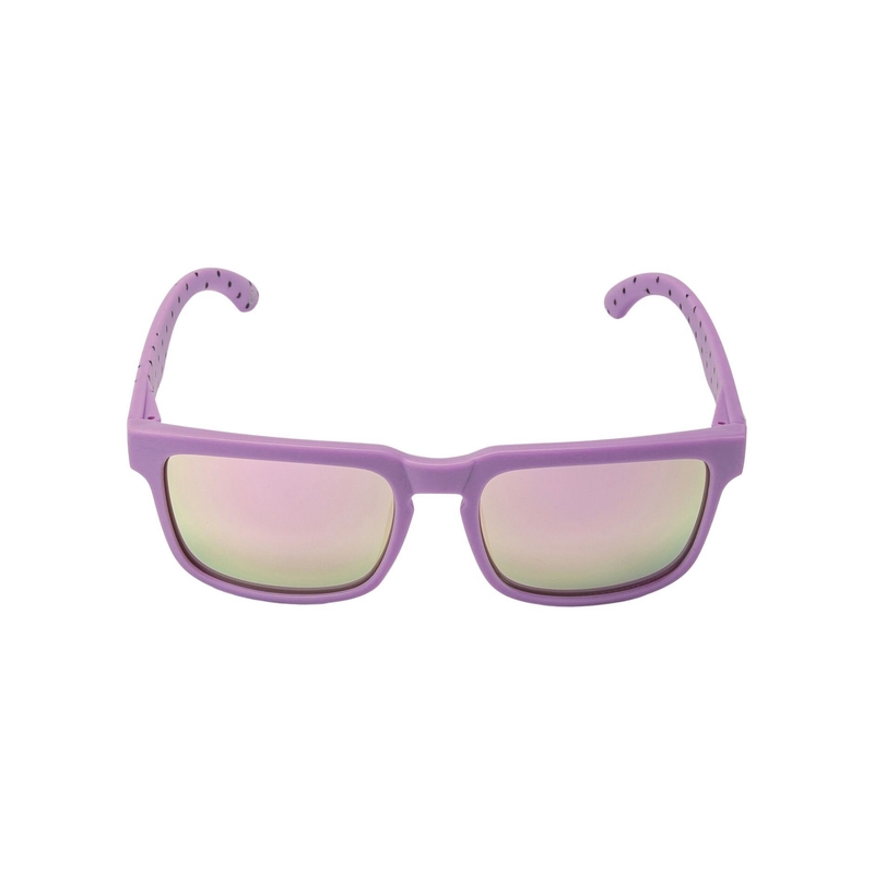 Sonnenbrille Meatfly Memphis dots lila