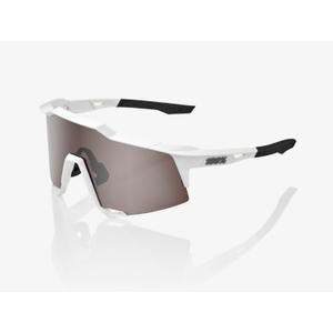 Sonnenbrille 100% SPEEDCRAFT weiß-grau (HIPER Silberglas)
