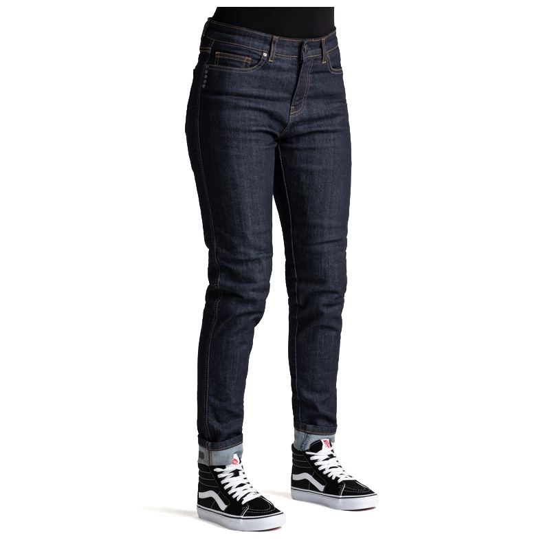BROGER California Damen Motorradjeans Dunkelblau Ausverkauf