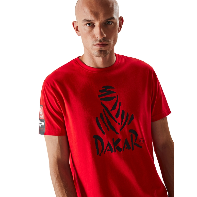 T-shirt DAKAR Sport rot Ausverkauf
