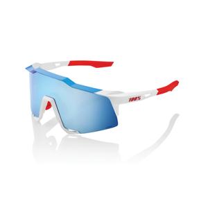 Sonnenbrille 100% SPEEDCRAFT TotalEnergies Team rot-weiß-blau (HIPER blau Glas)