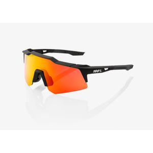 Sonnenbrille 100% SPEEDCRAFT XS schwarz (rote Gläser)