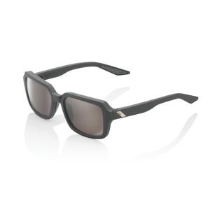 Sonnenbrille 100% RIDELEY Soft Tact Cool Grey (HIPER silberne Gläser)