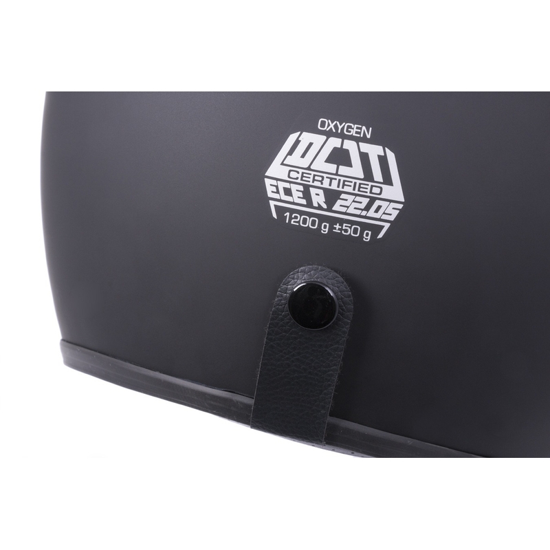 Cassida Oxygen offener Motorradhelm schwarz matt